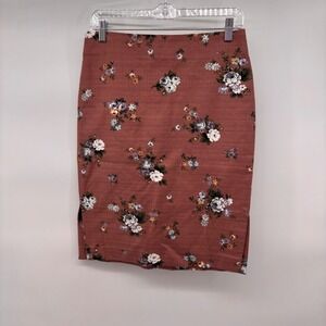 LOFT Outlet Floral Print Pencil Skirt - Women's‎ Career, Party, Cocktail